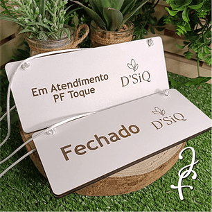 Placa Aviso Porta Estabelecimento