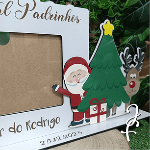 Moldura de Natal Fotografia