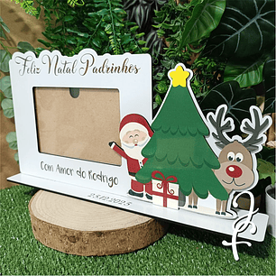 Moldura de Natal Fotografia