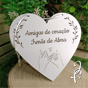 Coração Pendurar Amigas