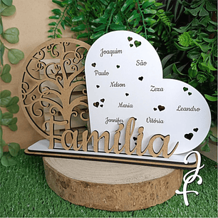 Árvore Família Coração