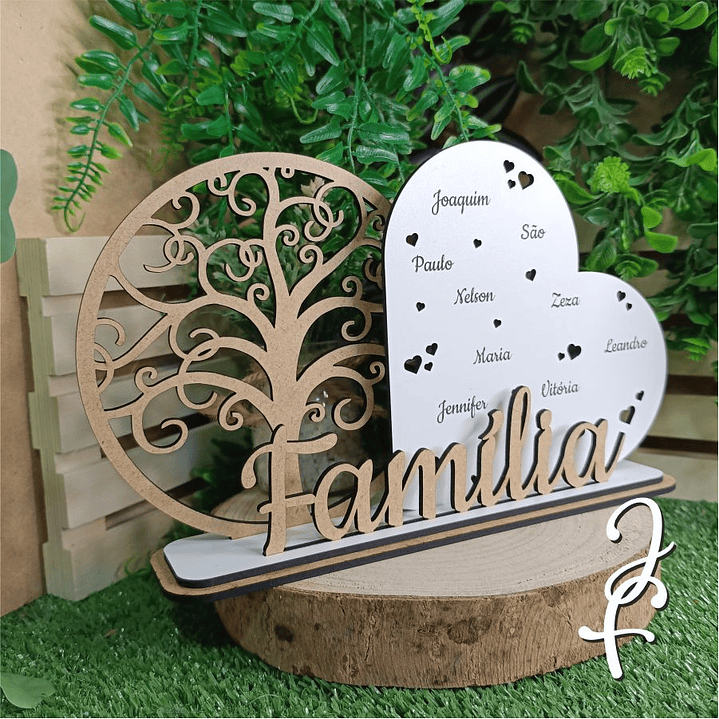 Árvore Família Coração 2