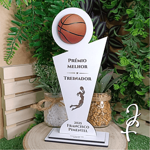 Troféu Basquetebol Personalizado
