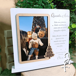 Moldura Natal com Dedicatória