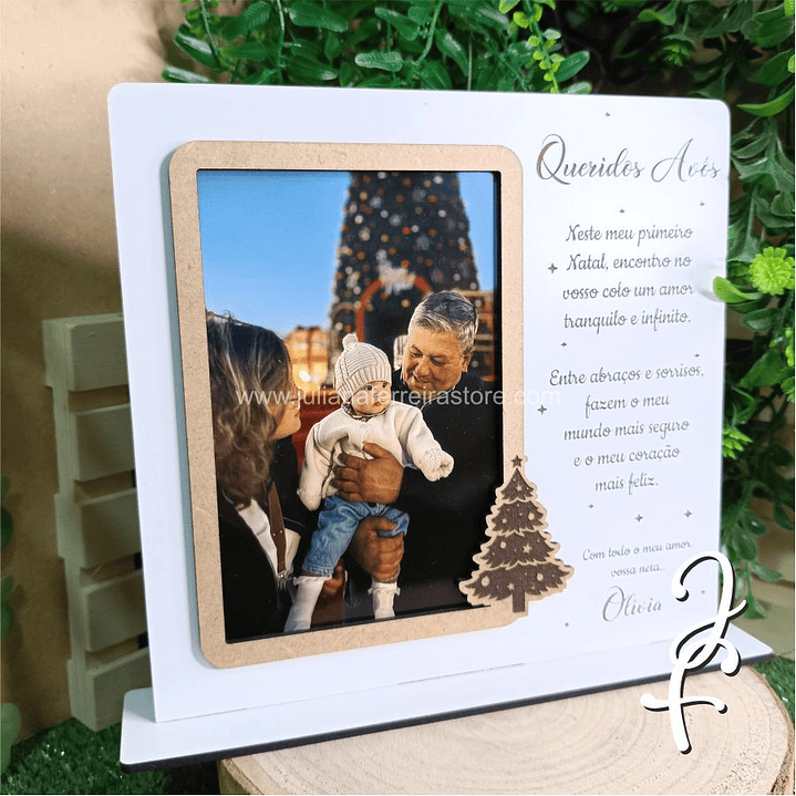 Moldura Natal com Dedicatória 2