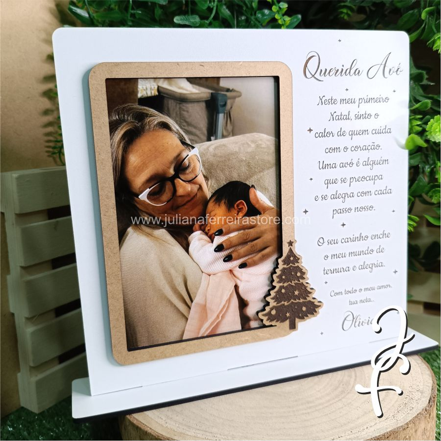 Moldura Natal com Dedicatória 3