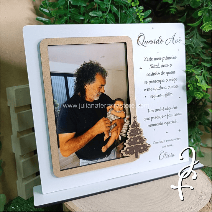 Moldura Natal com Dedicatória 1