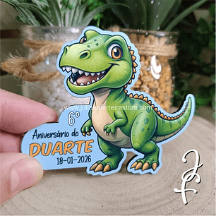 T-Rex Magnético Aniversário