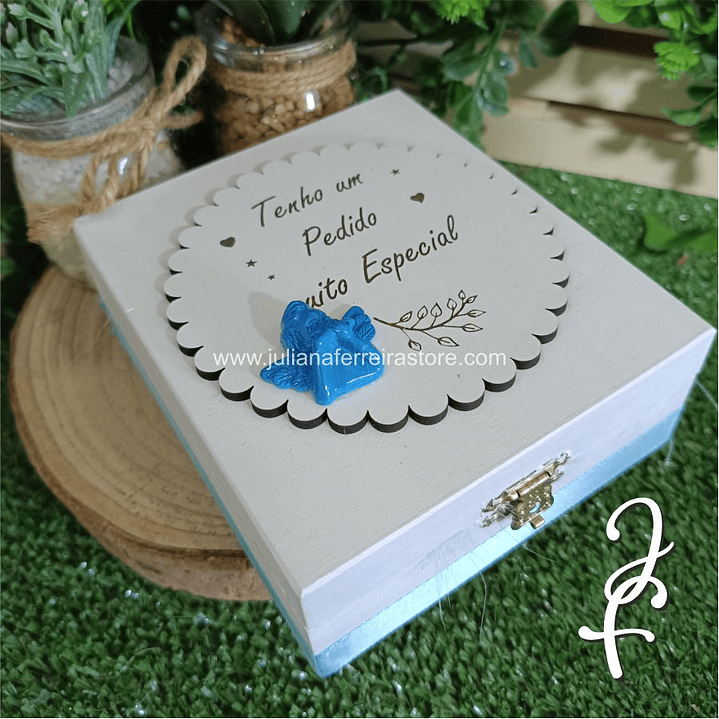 Caixa Convite para Padrinho Batismo 3