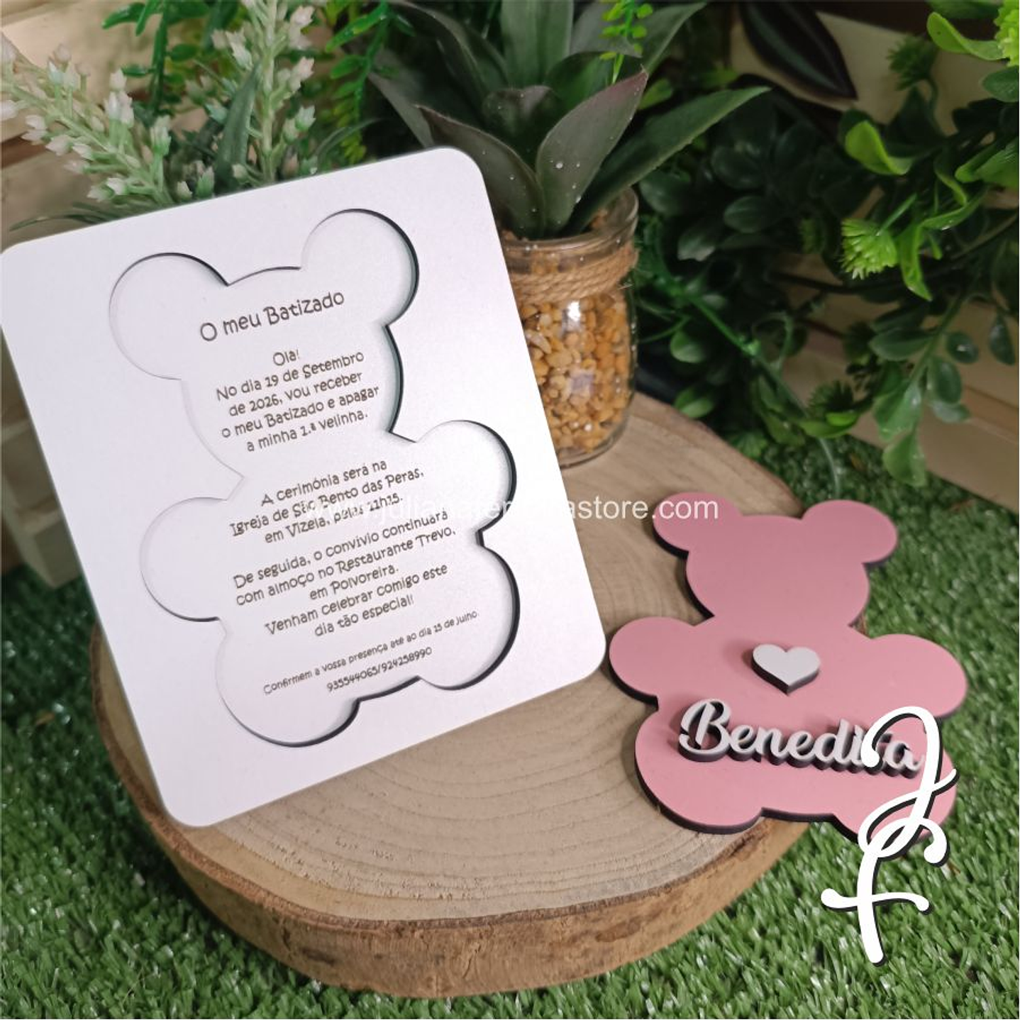 Invitación del oso de peluche 7