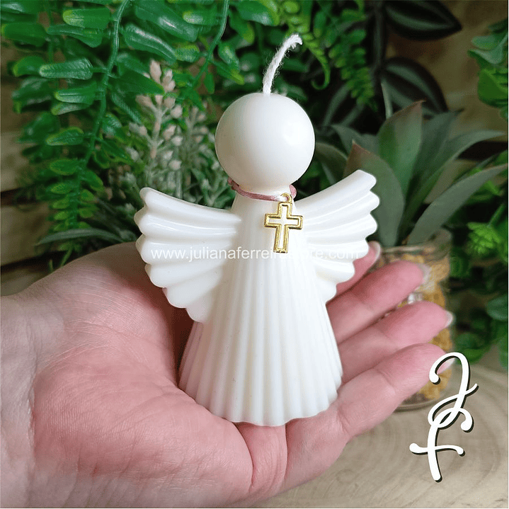 Vela Anjo Lembrança Batizado 3