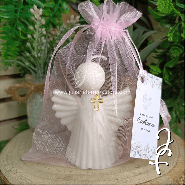 Vela Anjo Lembrança Batizado 2