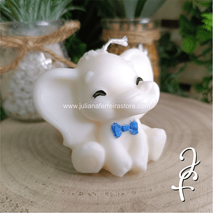 Vela Lembrança Elefante Menino