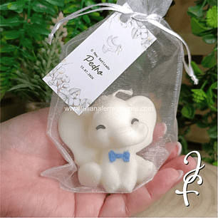 Vela Lembrança Elefante Menino