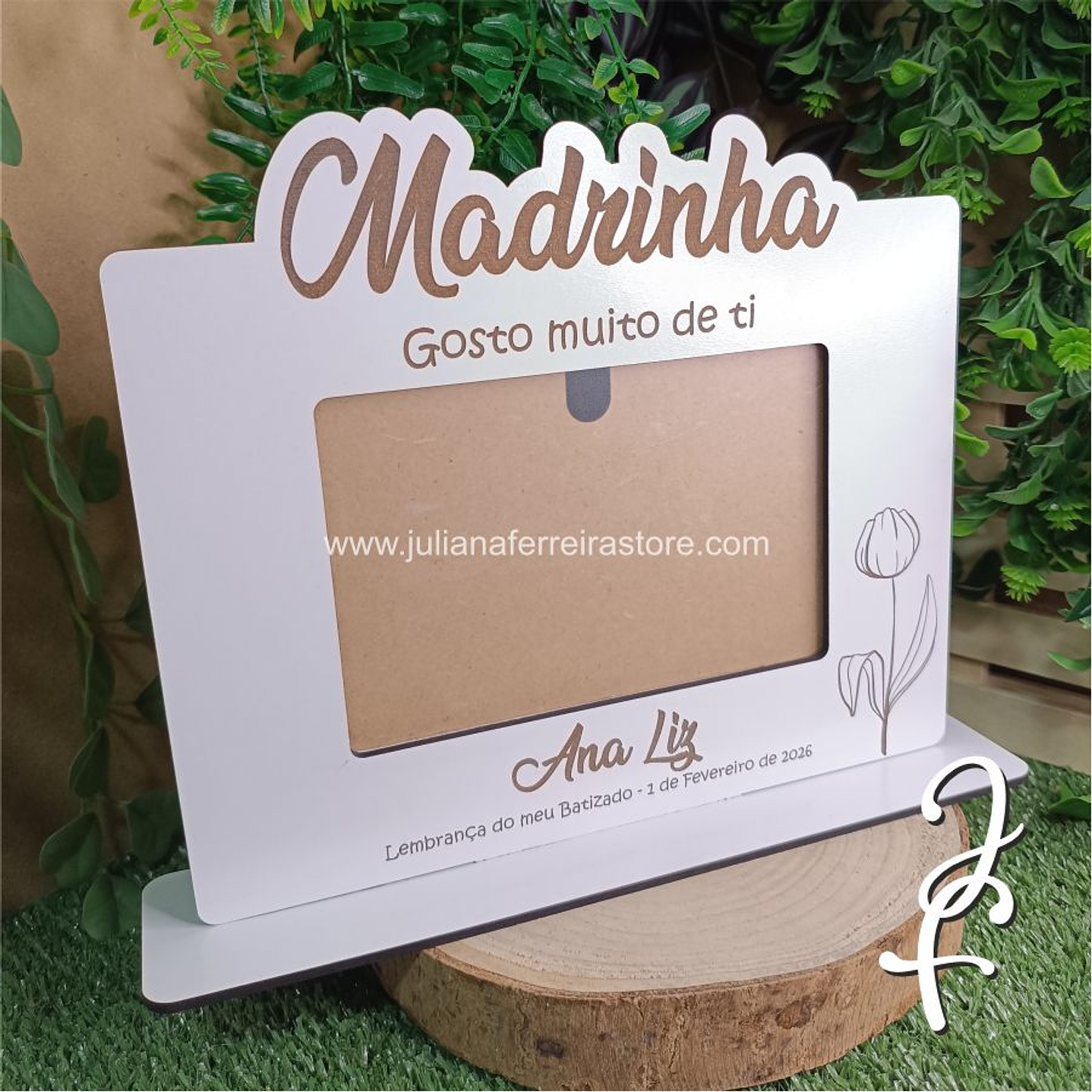 Porta Retrato Moldura Padrinhos 7