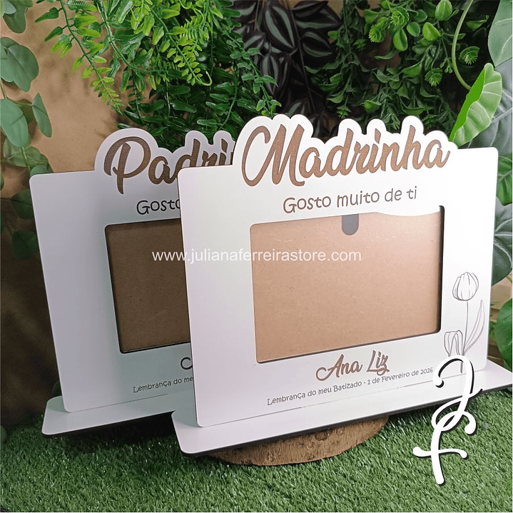 Porta Retrato Moldura Padrinhos 1