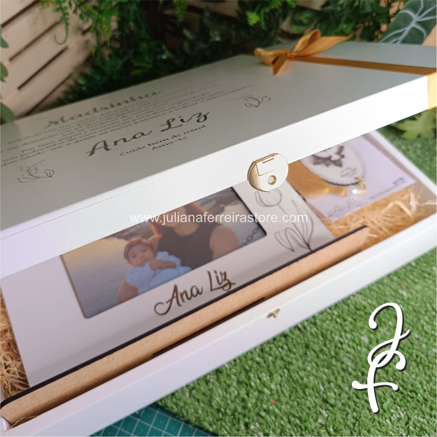 Caixa Oferta Padrinhos Batizado 2