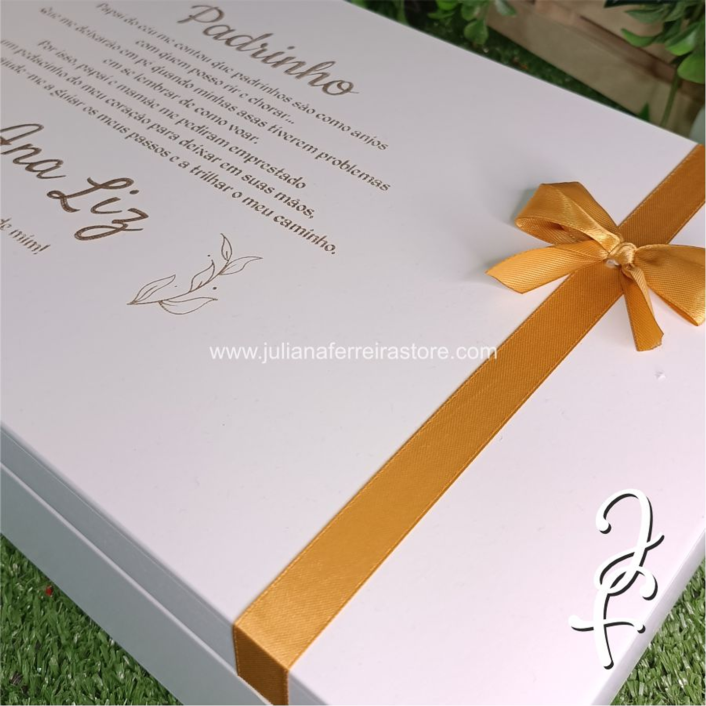 Caixa Oferta Padrinhos Batizado 6