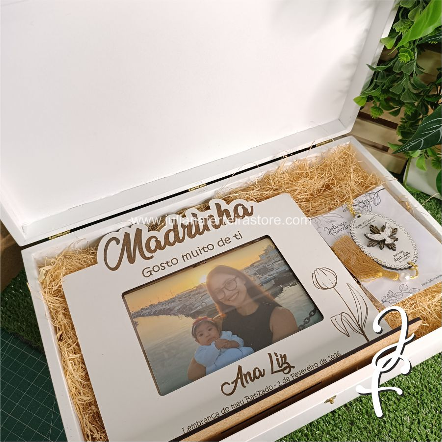 Caixa Oferta Padrinhos Batizado 3