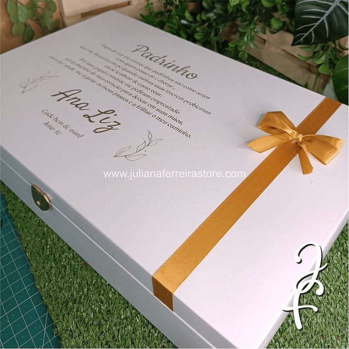 Caixa Oferta Padrinhos Batizado 7