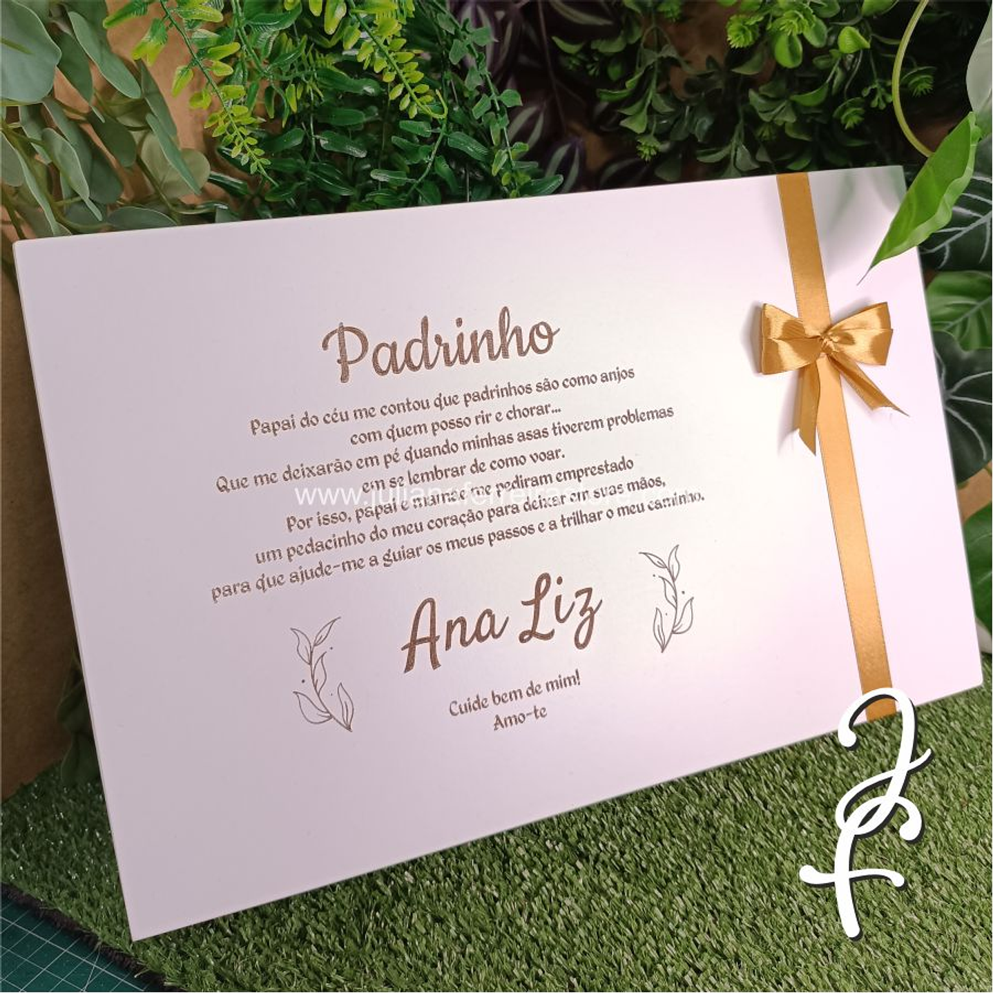 Caixa Oferta Padrinhos Batizado 4