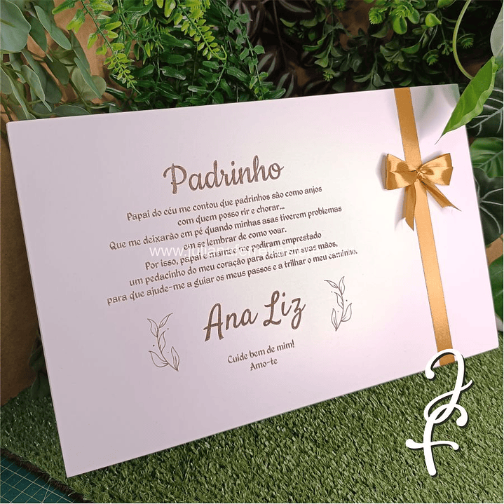 Caixa Oferta Padrinhos Batizado 4