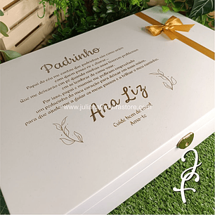 Caixa Oferta Padrinhos Batizado