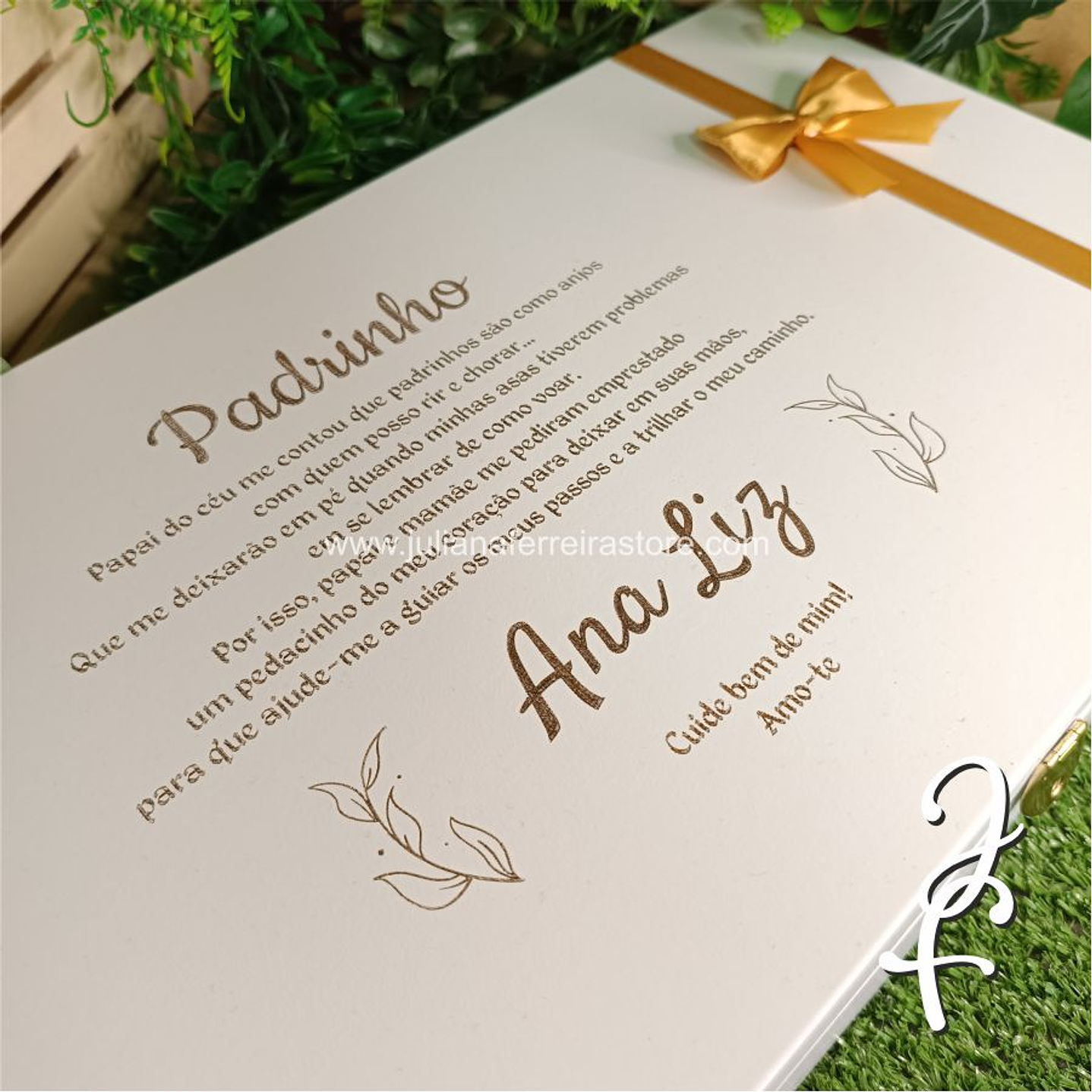 Caixa Oferta Padrinhos Batizado 9