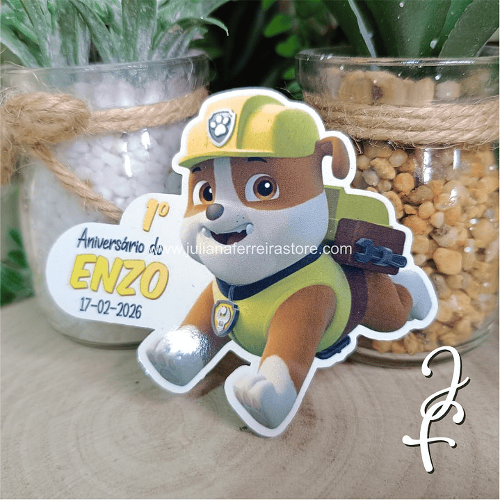 Íman Rubble da Patrulha Pata 1