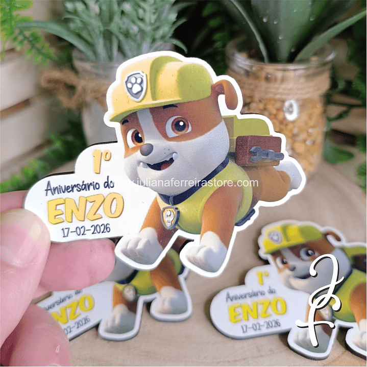 Íman Rubble da Patrulha Pata 3