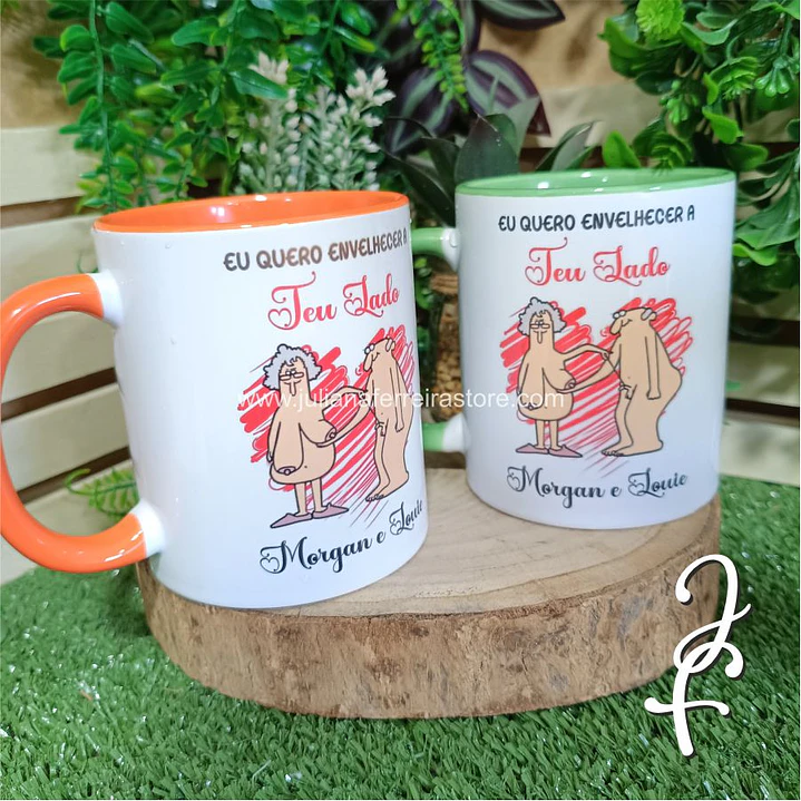Taza ¡Quiero envejecer a tu lado! 2