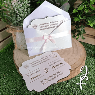 Convite Magnético Dupla Cerimónia