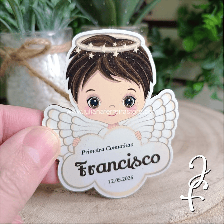 Lembrança Anjo Menino Cores 1