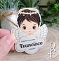 Lembrança Anjo Menino Cores - Miniatura 1