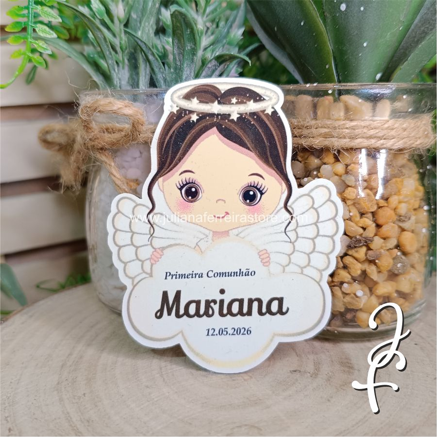 Lembrança Anjo Menina Cores 3