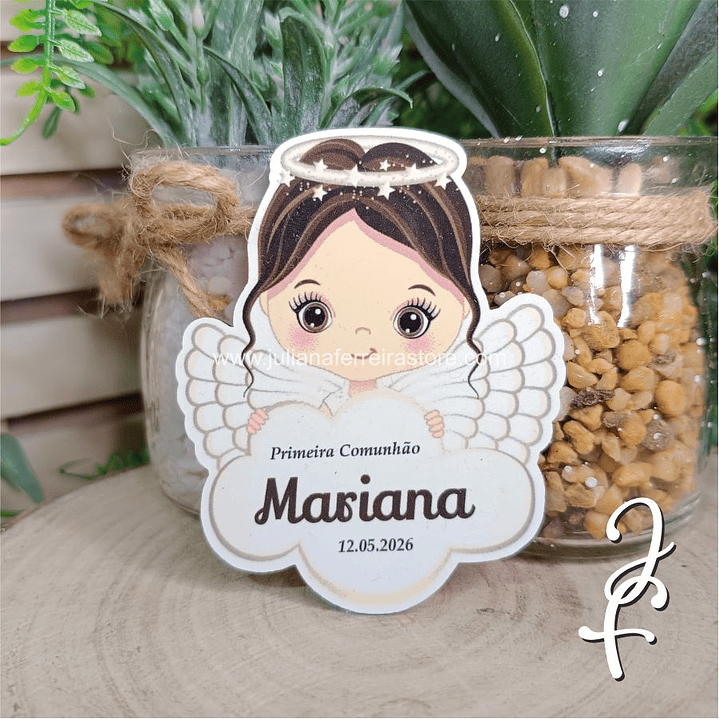 Lembrança Anjo Menina Cores 3