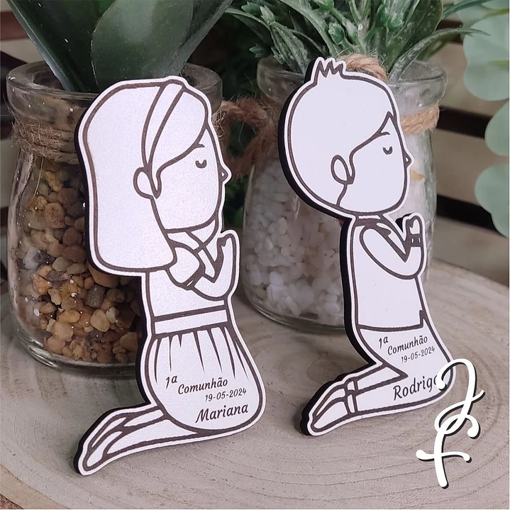 Lembrança Comunhão Menino a Rezar 2