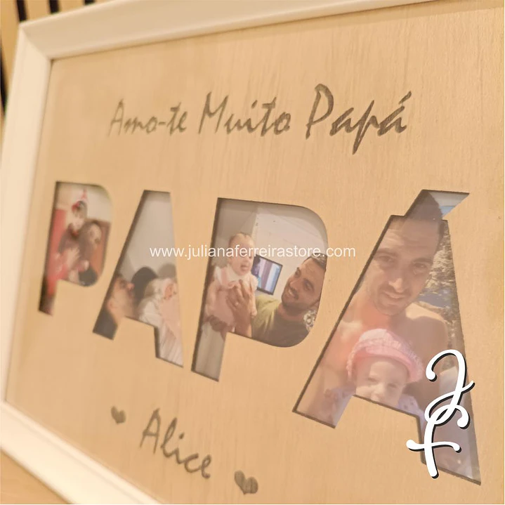 Moldura PAPÁ Fotografias Madeira 5
