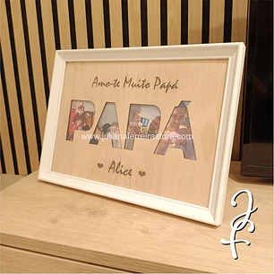 Moldura PAPÁ Fotografias Madeira