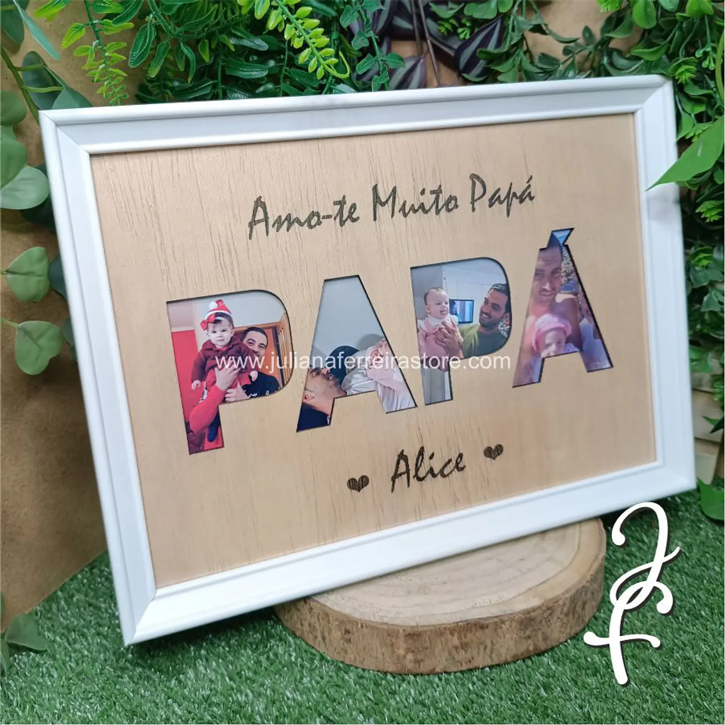 Moldura PAPÁ Fotografias Madeira 2
