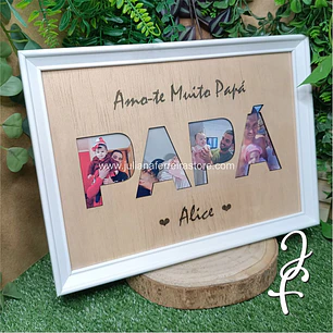 Moldura PAPÁ Fotografias Madeira