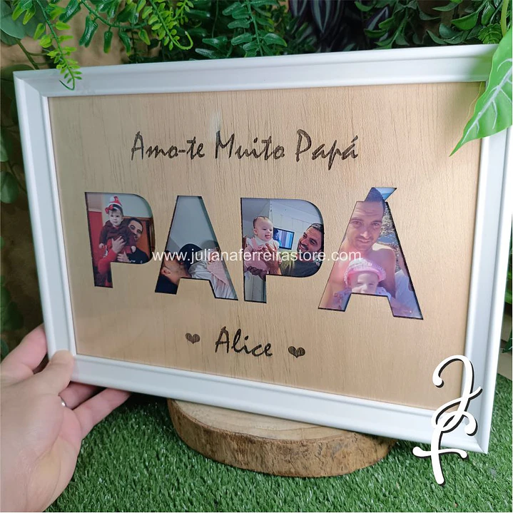 Moldura PAPÁ Fotografias Madeira 3