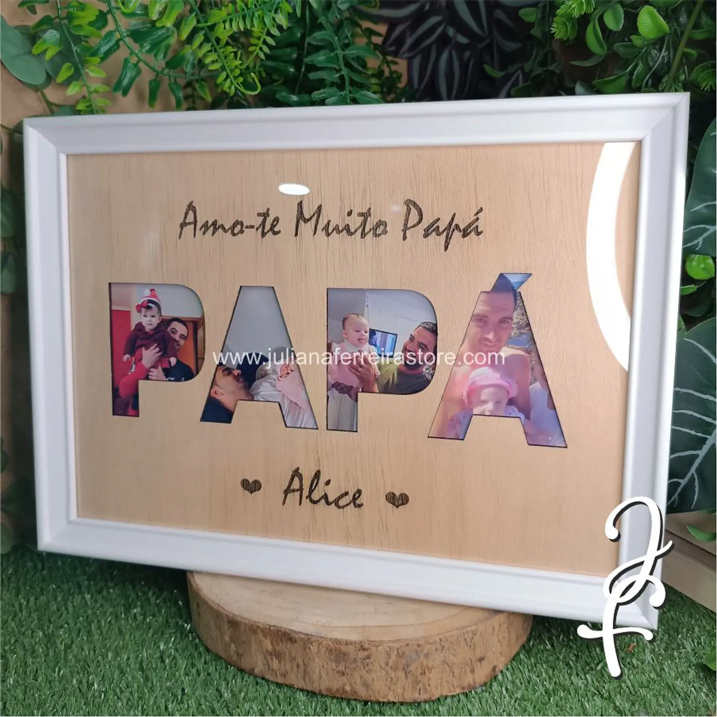 Moldura PAPÁ Fotografias Madeira 4