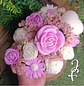 Bouquet Flores Velas Oval 20cm - thumbnail 4