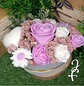 Bouquet Flores Velas Oval 20cm - thumbnail 3