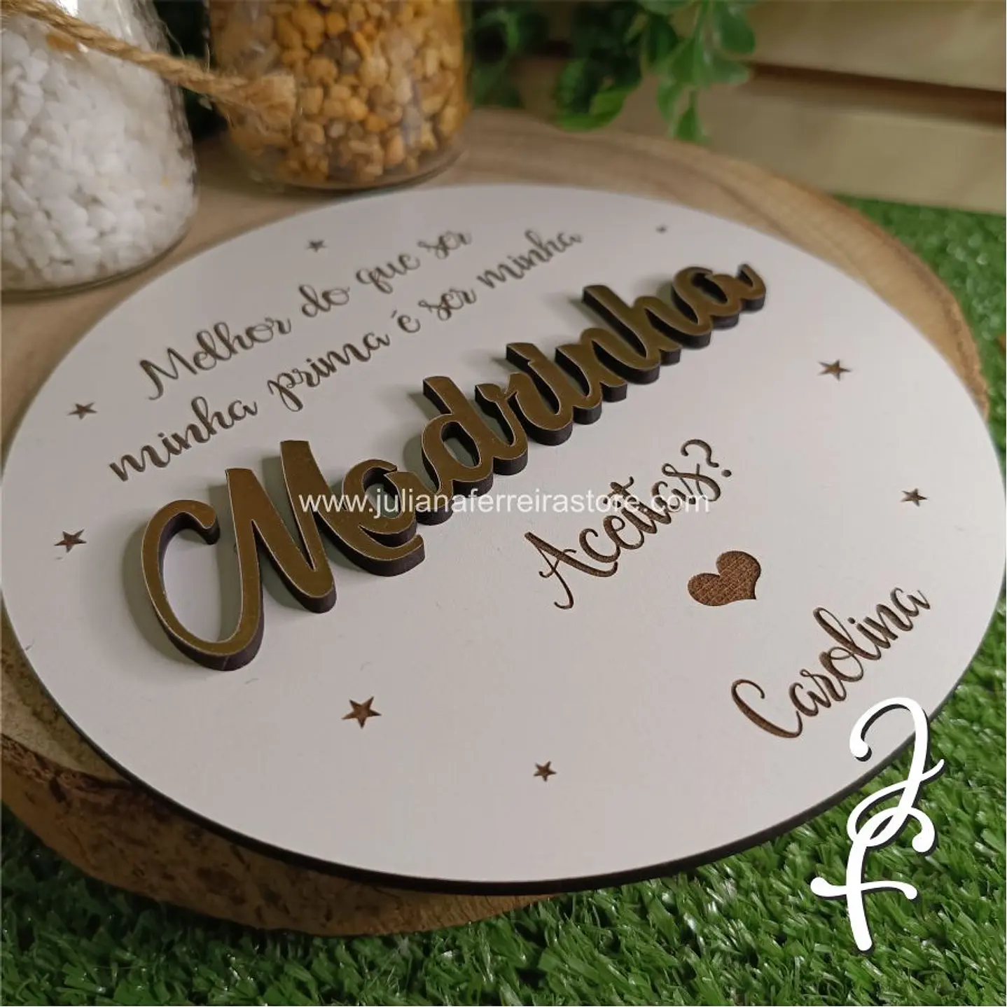 Convite Padrinhos Rodela  2