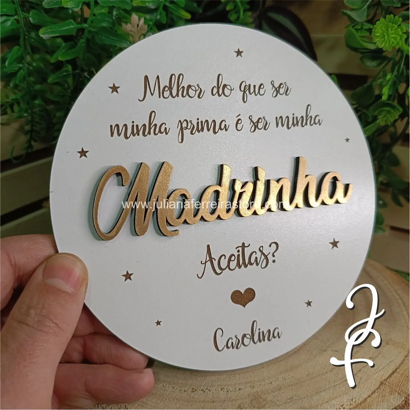 Convite Padrinhos Rodela  3