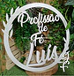 Aureola Com Nome ou Texto Cerimónia - Miniatura 1