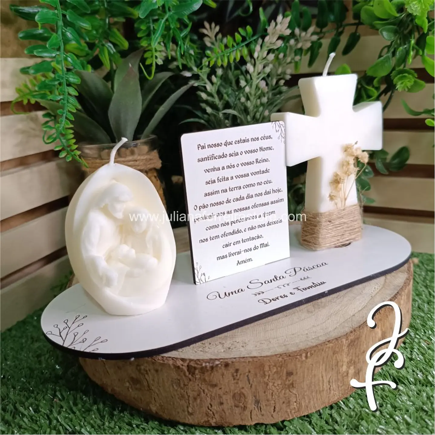 Conjunto Velas Pai Nosso 1