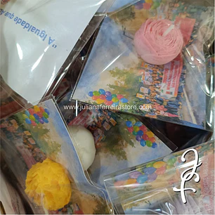 Velas Pequenas com cartão personalizado